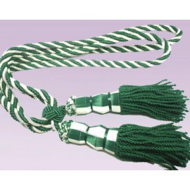 Abrazadera combinado blanco/verde oscuro