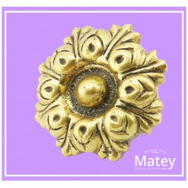 CHAPETÓN AFRANCESADO EN BRONCE PULIDO CON...