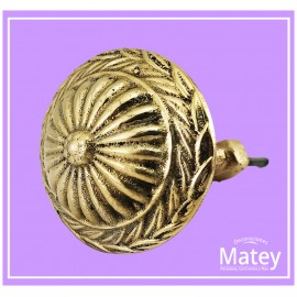 CHAPETÓN  DE SOMBRILLA EN COLOR DORADO CON...