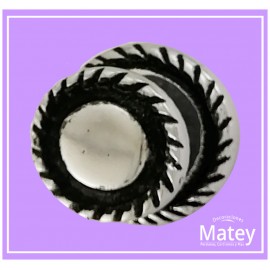 CHAPETON 9 CON POSTE RECTO EN ALUMINIO...