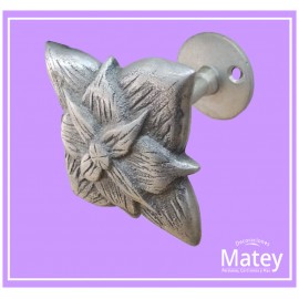 CHAPETON FLOR INFINITA EN ALUMINIO MATE...