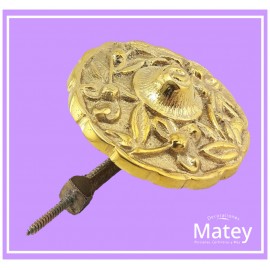 CHAPETÓN ROSAS CON POSTE TIPO L EN BRONCE...