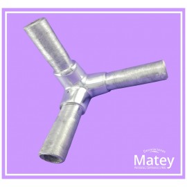 CODO RINCONERO PARA TUBO DE 25 MM.