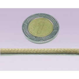 Cordon 3 mm liso beige