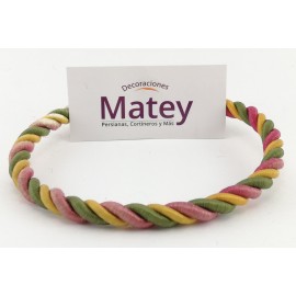 CORDON DECORATIVO TRENZADO COLOR ROSA,...