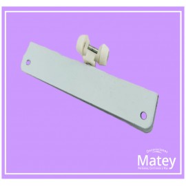 CORREDERA PARA PUERTA PLEGABLE COLOR BLANCO