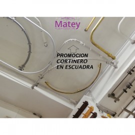 CORTINERO EN ESCUADRA CON BRIDAS ESPECIALES.