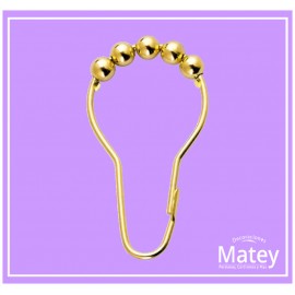 GANCHO PERA DE ACERO CON BOLAS METALICAS...