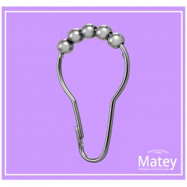 GANCHO PERA DE ACERO CON BOLAS METALICAS...