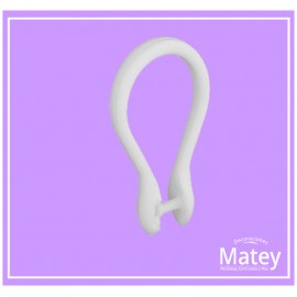 GANCHO PERA DE PLASTICO PARA CORTINA DE...