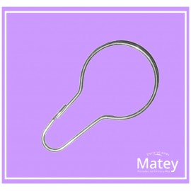 GANCHO PERA PARA TUBO DE 25 MM.