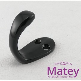 GANCHO REFORZADO COLOR NEGRO.