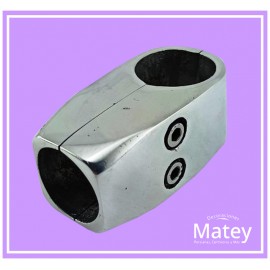 ABRAZADERA DE MANITA EN ALUMINIO PULIDO,...