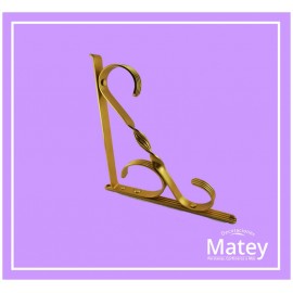 MENSULA ASTRIADA DE ALUMINIO