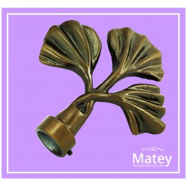 PUNTA REMATE  HOJAS DE AZAFRA EN ALUMINIO...