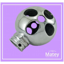 PUNTA DECORATIVA ESFERA CHICA CON FLOR DE...