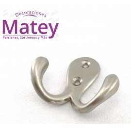 PERCHERO DOBLE DE GOTAEN COLOR SATIN.