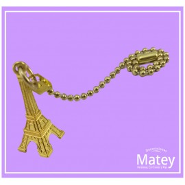 PERILLA TORRE EIFFEL DE METAL, COLOR...