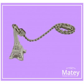PERILLA TORRE EIFFEL DE METAL, COLOR...