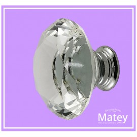 PERILLA DIAMANTE GRANDE DM CRISTAL Y BASE...