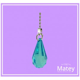 PERILLA GOTA DE PLÁSTICO COLOR AZUL CON...