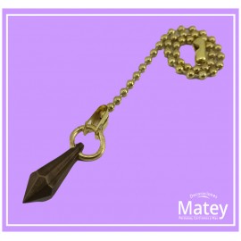 PERILLA GOTA DE PLASTICO, COLOR ORO VIEJO,...