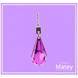 PERILLA GOTA DE PLÁSTICO COLOR ROSA CON...