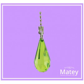 PERILLA GOTA DE PLÁSTICO COLOR VERDE CON...