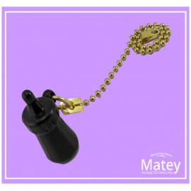 PERILLA TETERA DE PLASTICO , COLOR NEGRO