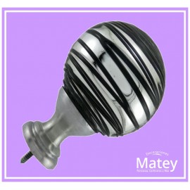 ESFERA GRANDE DE VIDRIO HILO ESPIRAL LOCO...