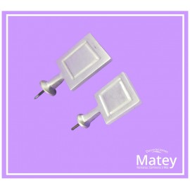 PUNTA DECORATIVA CUADRADA CON MEDIA CAÑA...