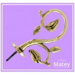 PUNTA DECORATIVA 2 EN BRONCE PULIDO PARA...