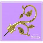 PUNTA DECORATIVA NADIA 1 EN BRONCE PULIDO...