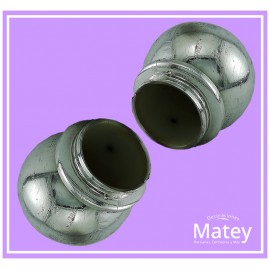 PUNTA TAPON 25MM ESFERA DE PLASTICO CROMADO