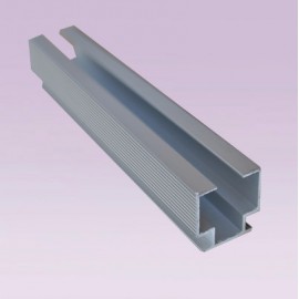 Riel Cancun aluminio anodizado natural