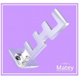 SOPORTE ALUMINIO CUADRADO DOBLE PARA TUBO...