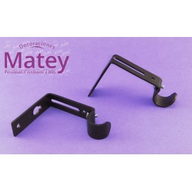 SOPORTE SENCILLO DE LAMINA COLOR CAFE...