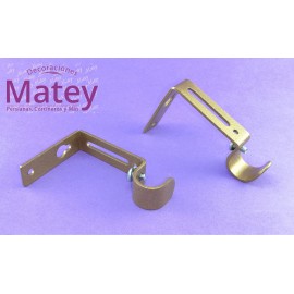 SOPORTE SENCILLO DE LAMINA COLOR DORADO...