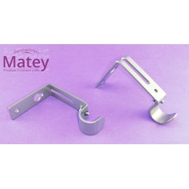 SOPORTE SENCILLO DE LAMINA COLOR PLATA...