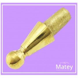 TAPON DE BOLA EN BRONCE PULIDO PARA TUBO...