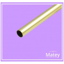 TUBO DE LATÓN PULIDO