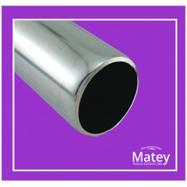 TUBO DE METAL 1 1/8" CROMADO