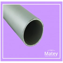 TUBO DE ALUMINIO ANODIZADO NATURAL