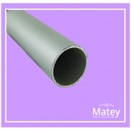 TUBO DE ALUMINIO ANODIZADO NATURAL