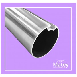 TUBO DE ALUMINIO PARA ENROLLABLE ANODIZADO