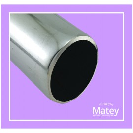 TUBO DE METAL CROMADO