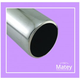 TUBO DE METAL CROMADO