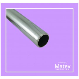 TUBO DE METAL CROMADO