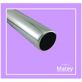 TUBO DE METAL CROMADO