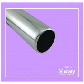 TUBO DE METAL CROMADO